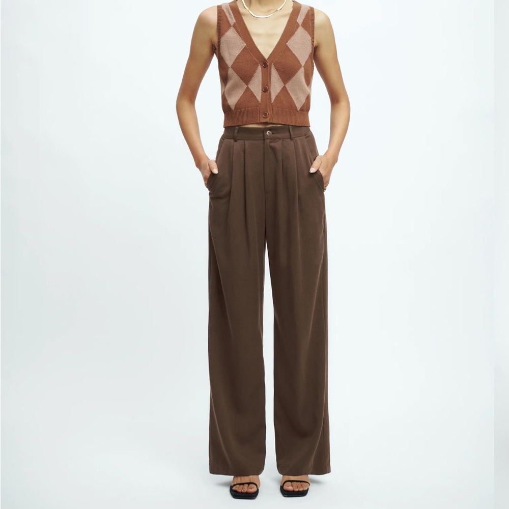Reformation Mason Pant in Cafe